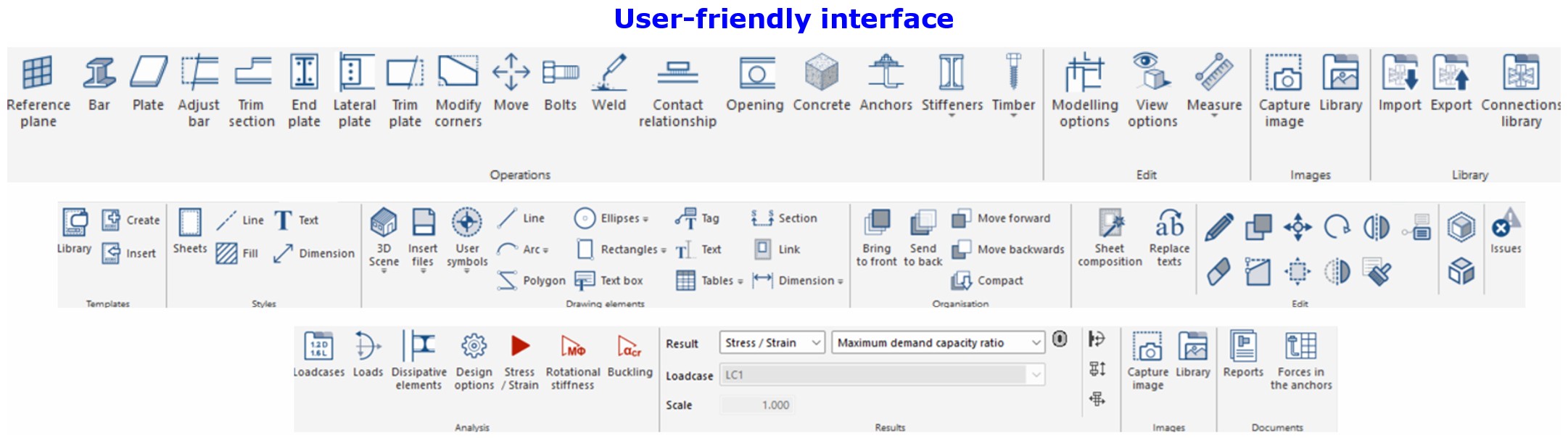 User-friendly interface